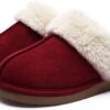 Litfun Women's Fuzzy Memory Foam Slippers Fluffy Winter House Shoes Indoor and Outdoor