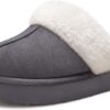 Litfun Women's Fuzzy Memory Foam Slippers Fluffy Winter House Shoes Indoor and Outdoor
