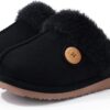 Litfun Women's Fuzzy Memory Foam Slippers Fluffy Winter House Shoes Indoor and Outdoor