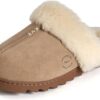 695a3b8eeb7fcbfeaea79ca9769eed60ff4c0b3b9470d7901661d.jpg womens Fuzzy Memory Foam Genuine Suede Helena Scuff