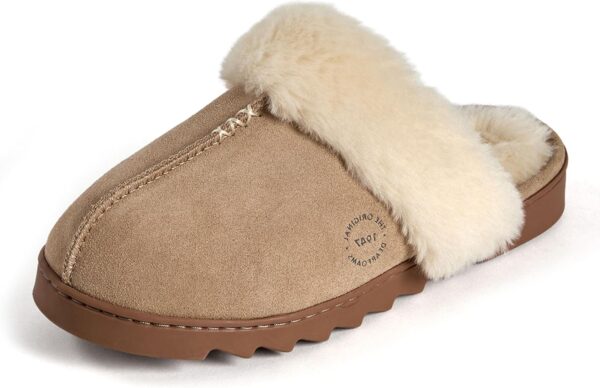 695a3b8eeb7fcbfeaea79ca9769eed60ff4c0b3b9470d7901661d.jpg womens Fuzzy Memory Foam Genuine Suede Helena Scuff