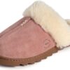 695a3b8f88737560eeeed3d19739aff38454a5256af9dcbfa3b9c.jpg womens Fuzzy Memory Foam Genuine Suede Helena Scuff