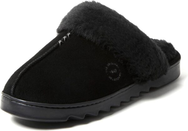 695a3b8fce914c4215648df8a759494cbb49a2c820fe9e63b537e.jpg womens Fuzzy Memory Foam Genuine Suede Helena Scuff