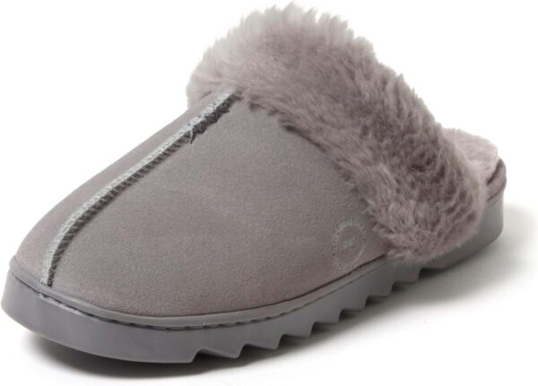 695a3b908be1b264e9b9ff089a2c386f4098b4a56362545bfff42.jpg womens Fuzzy Memory Foam Genuine Suede Helena Scuff