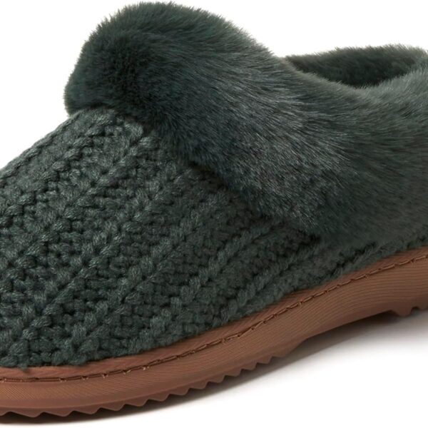 695a3c7586bdc929f6c2fcff472d6192dd580c450803a8395a423.jpg Women's Memory Foam Cozy Soft House Slippers Gifts for Women Hannah Knit Clog House Shoes
