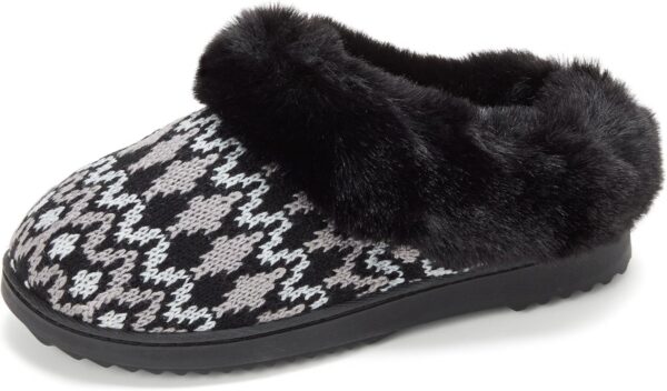 695a3c75ec19a5b7d9e88fb26ecb11e14774c4f3fb6a69f34e209.jpg Women's Memory Foam Cozy Soft House Slippers Gifts for Women Hannah Knit Clog House Shoes