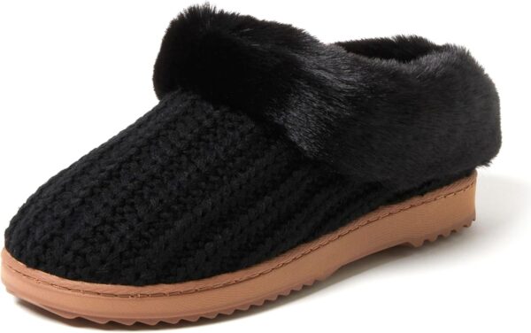695a3c76d226e6b9ae029d903813f1256951e8ef4c0769de4a1b1.jpg Women's Memory Foam Cozy Soft House Slippers Gifts for Women Hannah Knit Clog House Shoes