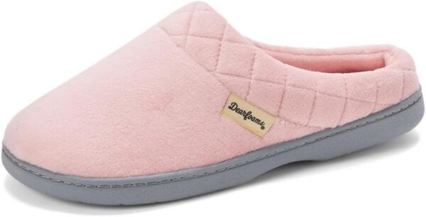 695a3e3dcf4147449000e1298b3d345ebd64b3712f777698b4c9b.jpg Women's Lightweight Memory Foam Indoor House Slipper Darcy Velour Clog with Wide Widths
