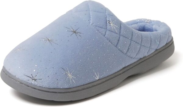 695a3e3e78a43d662d59cc6d6e7be8a58bd677fb41b0beaf1417e.jpg Women's Lightweight Memory Foam Indoor House Slipper Darcy Velour Clog with Wide Widths