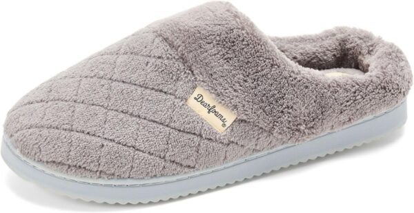 695a3ef93dff85fd5e76bec63265ce2e574e10fbdc9045daa0743.jpg womens Memory Foam House Slippers - Libby Terry Clog With Wide Widths