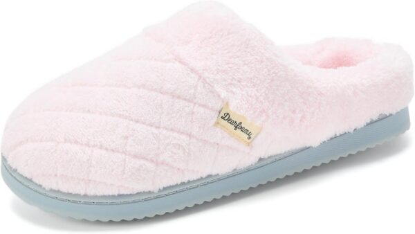 695a3efa001e1e0b7d2d6ec7534714494dbb941635a9225376afe.jpg womens Memory Foam House Slippers - Libby Terry Clog With Wide Widths