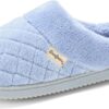 695a3efa65e10de221d484eddc00dd2aa515c10775854c4a98e49.jpg womens Memory Foam House Slippers - Libby Terry Clog With Wide Widths