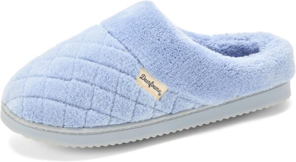 695a3efa65e10de221d484eddc00dd2aa515c10775854c4a98e49.jpg womens Memory Foam House Slippers - Libby Terry Clog With Wide Widths