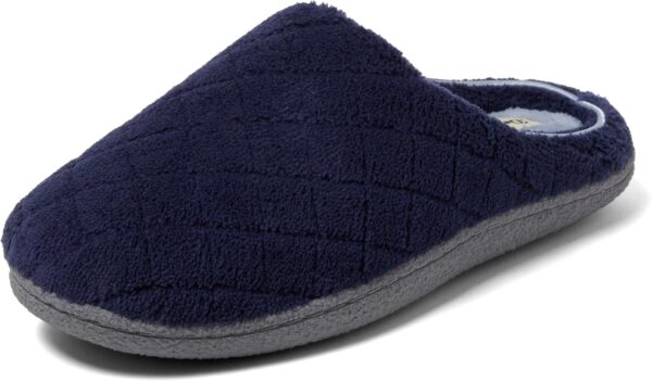 695a3f8d8d91fd50711cc33d1a882e5a02096a2a5b202eecd9dbc.jpg Women's Memory Foam Indoor House Slippers Leslie Terry Clog House Shoes with Wide Widths