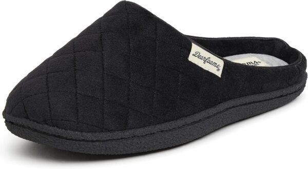 695a3f8e9f01cec956f2b1509baa8b3065020ed646521e47c492e.jpg Women's Memory Foam Indoor House Slippers Leslie Terry Clog House Shoes with Wide Widths