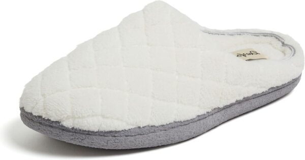 695a3f8f966fc7b796fe8751155e48b1cd9787a5be2e12d1e0109.jpg Women's Memory Foam Indoor House Slippers Leslie Terry Clog House Shoes with Wide Widths