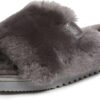 695a4255070d67fd4d2722e17bb821ffd859f6857ed09e60dcf60.jpg Women's Fireside Cairns Shearling Easy on/Off Slide Sandal Slipper