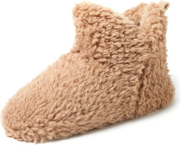695a43039a26e948e998b548542c5123807ae091b31ce0bb4da75.jpg Comfortable Memory Foam Bootie Slippers with Indoor Outdoor Soles