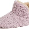 695a4305096d29642923ea9a92b8d66bec5cb3356a646aa55fdeb.jpg Comfortable Memory Foam Bootie Slippers with Indoor Outdoor Soles