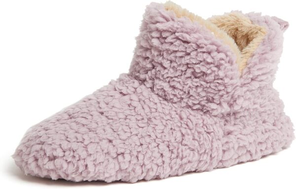 695a4305096d29642923ea9a92b8d66bec5cb3356a646aa55fdeb.jpg Comfortable Memory Foam Bootie Slippers with Indoor Outdoor Soles