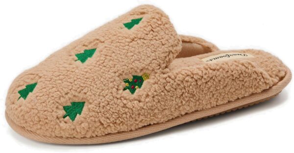 695a45a4c22400e2aaee45f60055f0170b3093c073b4be8e2da0d.jpg Women's Novelty Gift Teddy Sherpa Scuff Slip On House Shoe
