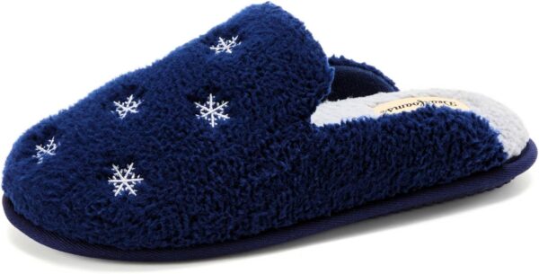 695a45a510ccc9da645aaf2bc5d7e735310651f0ce4db56f3ad45.jpg Women's Novelty Gift Teddy Sherpa Scuff Slip On House Shoe