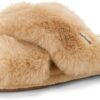 Women’s Acquired Style & Danielle Pheloung Exclusive Memory Foam Jessica Cozy Bow Cross Band Slide Slippers