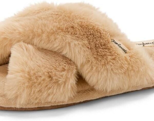 Women’s Acquired Style & Danielle Pheloung Exclusive Memory Foam Jessica Cozy Bow Cross Band Slide Slippers