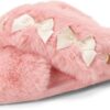 Women’s Acquired Style & Danielle Pheloung Exclusive Memory Foam Jessica Cozy Bow Cross Band Slide Slippers