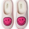 Smile Icon House Slippers with Memory Foam for Comfort and Coziness