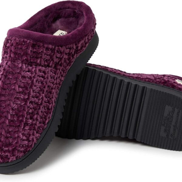 Women's Chenille High Vamp Clog Slipper