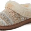 695a48aea191ba40835bdc0093ea4e40e8f2cf120efe6c7242464.jpg womens Memory Foam Cozy Soft House Slippers Gifts for Women Hannah Knit Clog House Shoes