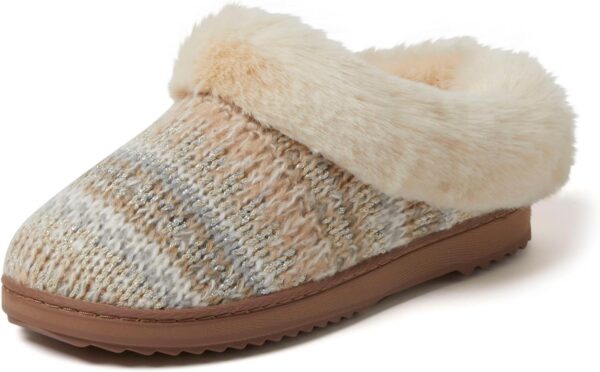 695a48aea191ba40835bdc0093ea4e40e8f2cf120efe6c7242464.jpg womens Memory Foam Cozy Soft House Slippers Gifts for Women Hannah Knit Clog House Shoes